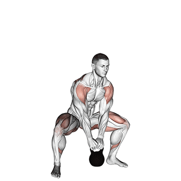 Kettlebell Sumo High Pull movement animation
